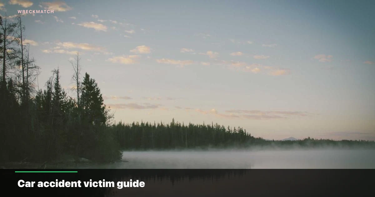 Car accident victim guide — WreckMatch