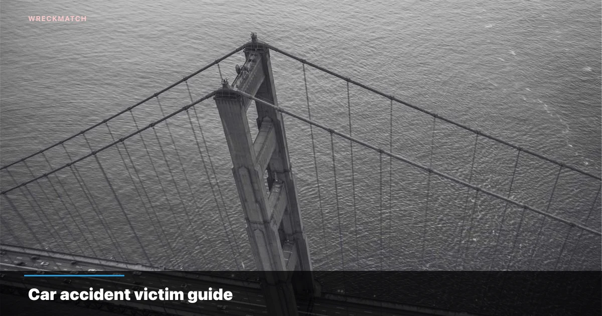 Car accident victim guide — WreckMatch